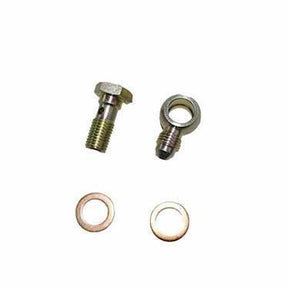 OBP banjofitting 7/16 UNF til hovedcylinder, 2 x skiver, 7/16th UNF banjo bolt