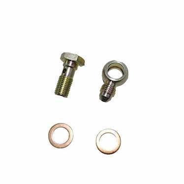 OBP banjofitting 7/16 UNF til hovedcylinder, 2 x skiver, 7/16th UNF banjo bolt