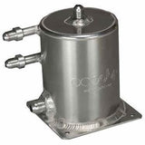 OBP 1 L benzin reservoir med 3 -6JIC og 1 -8JIC udgang. 100 mm i diameter og 135mm høj.
