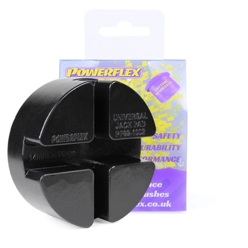Powerflex universal donkraft klods adaptor (14mm X 15mm / 10mm X 15mm) (1 stk.)