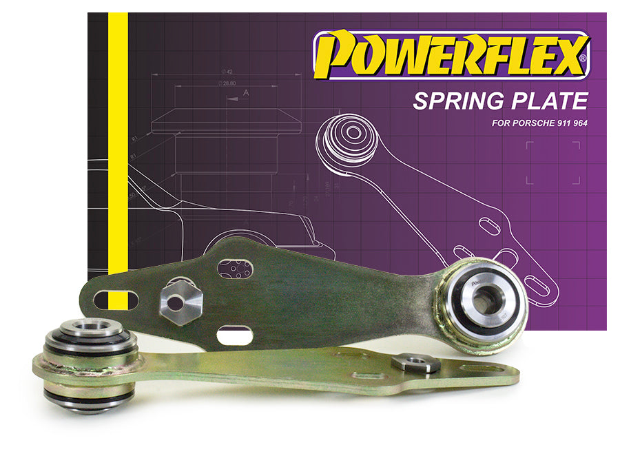 Powerflex Rear Suspension Spring Plate (2 stk.)