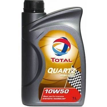 TOTAL QUARTZ RACING 10W-50 motorolie. 1 liter