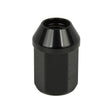 Hjulmøtrik lukket 12mm 1.25 Sort spec. 7075 aluminium