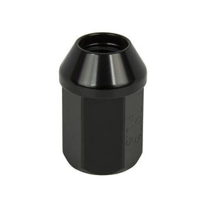 Hjulmøtrik lukket 12mm 1.25 Sort spec. 7075 aluminium