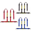 Sabelt 4 punkt sele 2"/2" incl. skulderpuder. ECE-godkendt. 3 farve muligheder