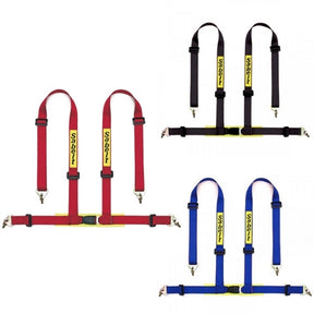 Sabelt 4 punkt sele 2"/2" incl. skulderpuder. ECE-godkendt. 3 farve muligheder