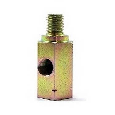 T-stykke udtag til olietryk M10 X 1.5 han/hun gevind med 1/8 NPTF udtag