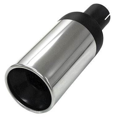 Simons afgangsrør 'RONDO XL51' rundt 100mm (rustfrit stål)