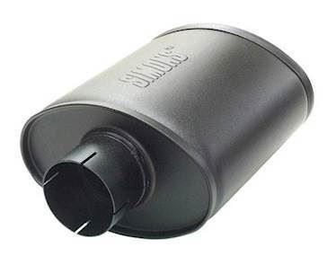 Simons lyddæmper 'TURBOTIGHT 76' ovalt 140/220mm længde 250 mm (uden muffer)