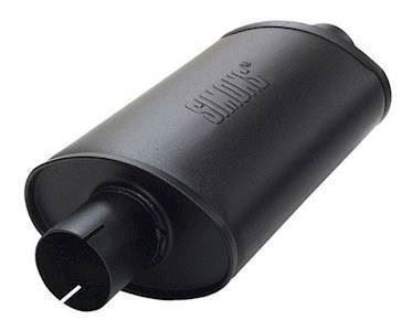 Simons lyddæmper 'SUPER 63' ovalt 115/185mm længde 320mm (uden muffer)