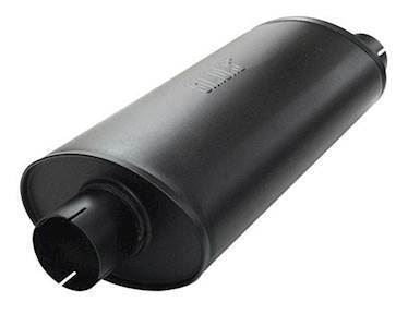 Simons lyddæmper 'TURBO 76' ovalt 140/220mm længde 500mm (uden muffer)