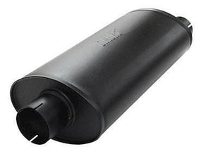 Simons lyddæmper 'TURBO 76' ovalt 140/220mm længde 500mm (uden muffer)