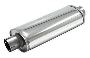 Simons lyddæmper 'TURBOLIGHT 76' ovalt 140/220mm længde 420mm (uden muffer) (rustfrit stål)