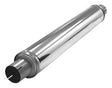 Simons lyddæmper 'TUBEX 63' rundt 100mm længde 625mm (uden muffer) (rustfrit stål)