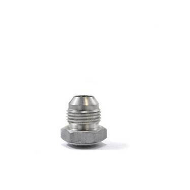 Svejsemuffe til fitting. -8JIC (han). Aluminium. Anvendes til påsvejsning på tanke og beholdere.