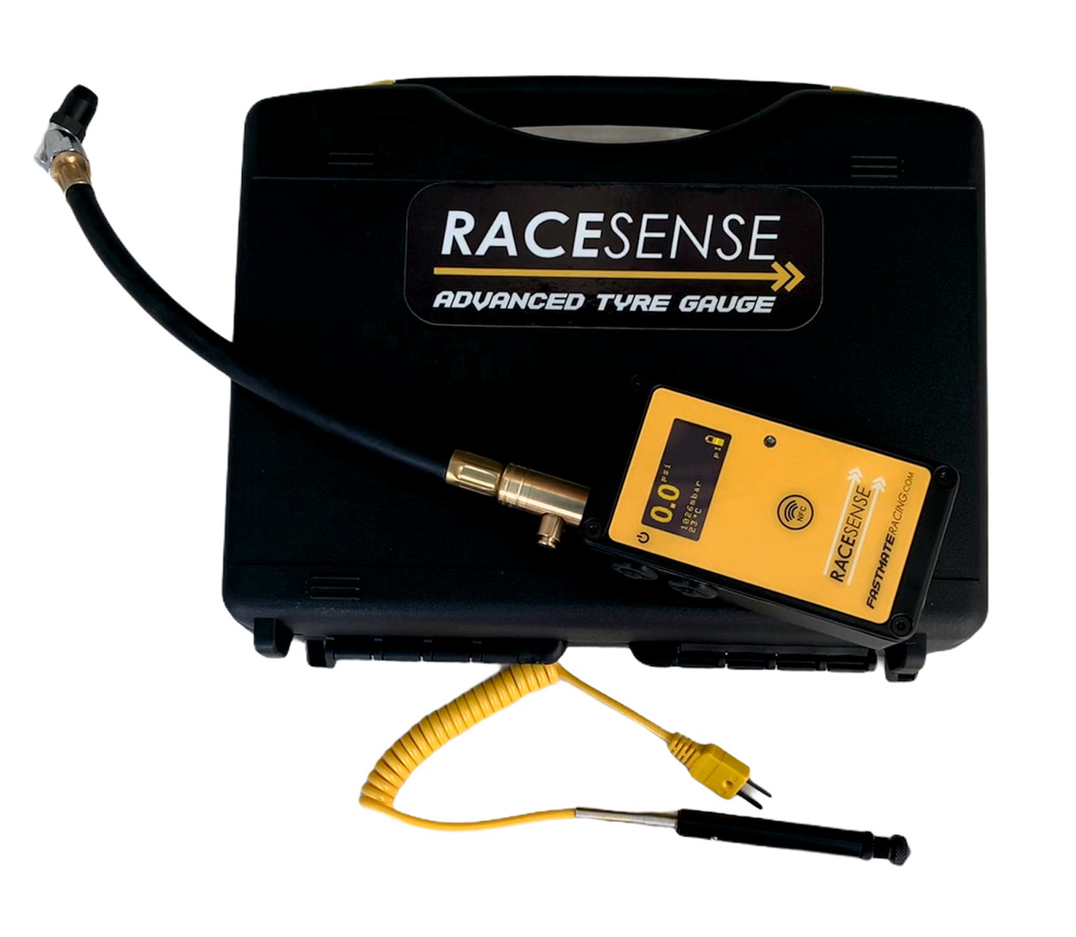 RaceSense digital dæktryksmåler med temperatur probe