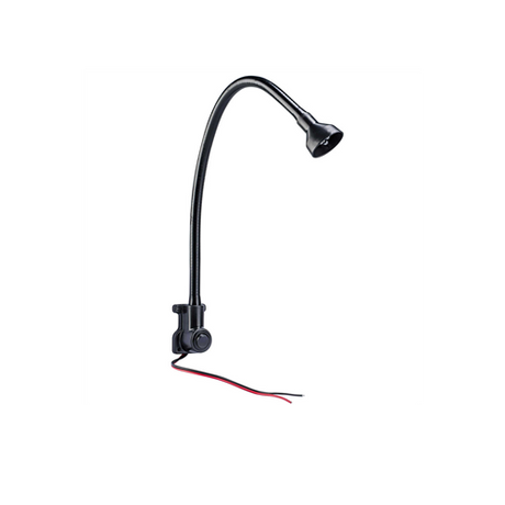 Zeronoise kortlampe med 40cm fleksibel arm og kontakt med 2 lysstyrker