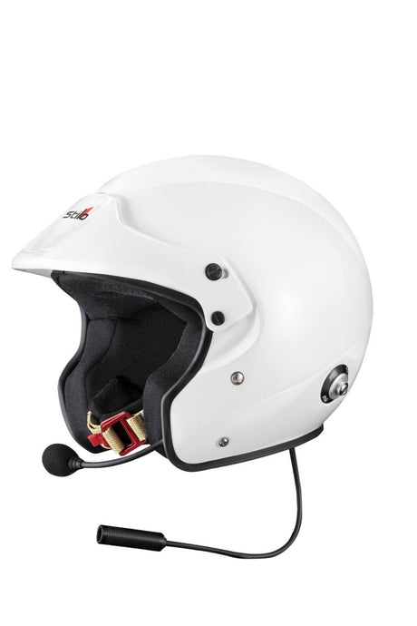 Stilo hjelm model Sport Plus. Hvid. Str. 54-61. FIA 8859-2015 godkendt.