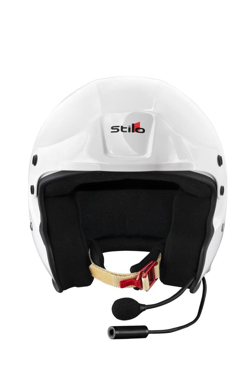 Stilo hjelm model Sport Plus. Hvid. Str. 54-61. FIA 8859-2015 godkendt.