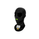 P1 balaclava model Air. One-size. Med øjehuller. Hvid eller sort. FIA-8856-2018-godkendt