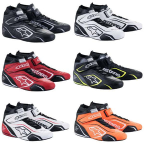 Alpinestars sko model Tech-1 T V3. Str. 37-47. 6 farve muligheder. FIA-8856-2018-godkendt.