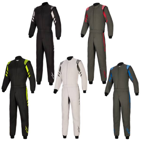 Alpinestars køredragt model GP Race V3. 5 farve muligheder. Str. 44-66. FIA-8856-2018-godkendt.