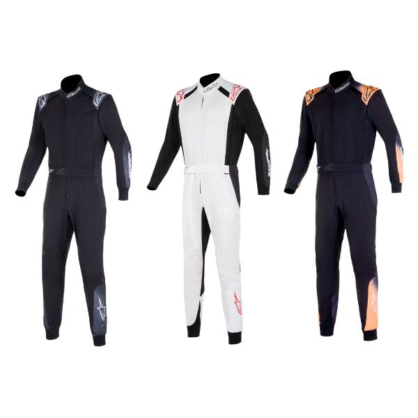 Alpinestars karting køredragt model KMX-5 V3. Str. 40-60. 3 farve muligheder. FIA-8877-2022-godkendt.