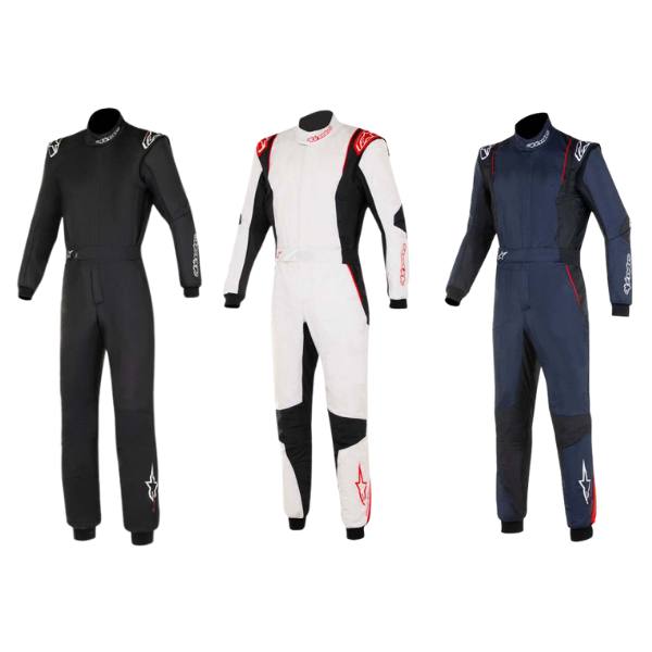 Alpinestars køredragt model GP Tech V4. Str. 44-64. 3 farve muligheder. FIA-8856-2018-godkendt.