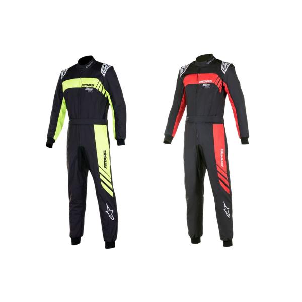 Alpinestars karting køredragt model KMX-9 V3 Graphic. Str. 40-60. 2 farve muligheder. FIA-8877-2022-godkendt.
