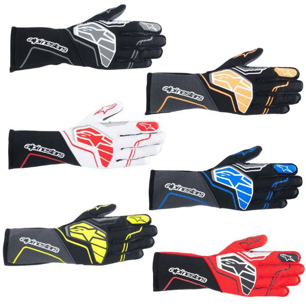 Alpinestars handsker model Tech-1 ZX V4. Str. S-XXL (7,5-10). 6 farve muligheder. FIA-8856-2018-godkendt