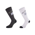 Alpinestars strømper model ZX V4. Sort eller hvid. Str. S-XL. FIA-8856-2018-godkendt