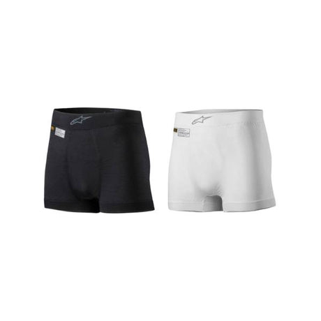 Alpinestars boxershorts model Tech ZX. Sort eller hvid. Str. S-L. FIA-8856-2018-godkendt