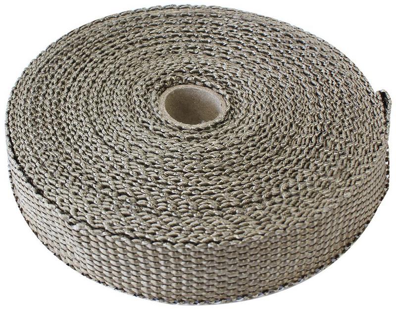 Udstødningswrap. Titanium. Flere størrelser