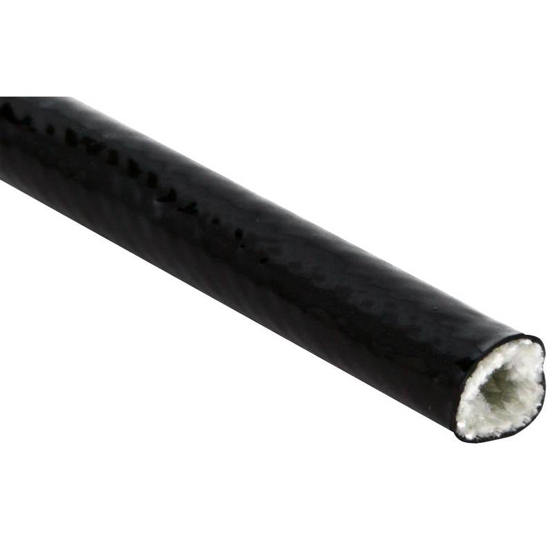 Sort silikone rørisolering. 1 meter lang. Flere størrelser