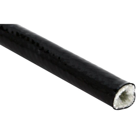 Sort silikone rørisolering. 1 meter lang. Flere størrelser