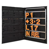 B-G Racing standard pitboard inkl. skilte og taske. Flere farve muligheder på skilte