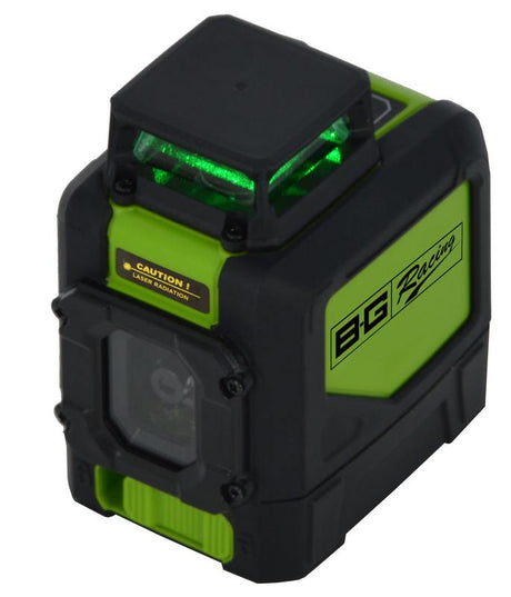 B-G Racing laserkit til opsætning af vægte i samme niveau. Leveres i opbevaringskasse