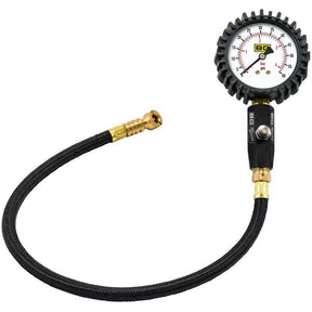 B-G Racing 2,5" dæktryksmåler. 0-60 PSI og 0-4 bar scala