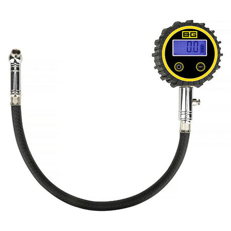 B-G Racing 2,5" digital dæktryksmåler. 0-60 PSI og 0-4 bar scala