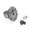 Aluminium påfyldningsstuds med låsbar låg. Udv. diameter 95mm.