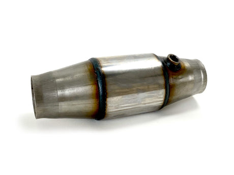 Redback 200 cellers Euro 3-4 tuningskatalysator. Diameter 101mm, længde 295mm, 63,5mm ind-udgang.