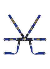 Sabelt 6 punkt sele 2"/2"/2". Selejustering i stål. Pull-Down model. FIA8853-2016 godkendt. 3 farve muligheder