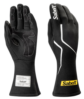 Sabelt handsker model Challenge TG-2.1. Sort. Str. 8-12. FIA-8856-2018-godkendt.