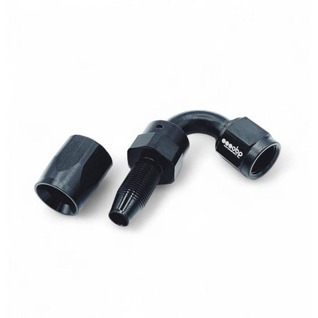 OBP -12JIC 120gr. fitting (hun) til OBP højtryksslange. Aluminium, sort anodiceret