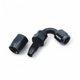 OBP -16JIC 120gr. fitting (hun) til OBP højtryksslange. Aluminium, sort anodiceret