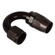 Aeroquip -10JIC 180gr. fitting (hun) til FC333/G210/Startlite slange. Aluminium, sort anodiceret