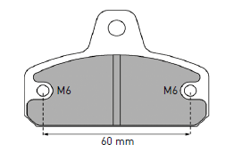 Ferodo Kart bremseklods FDB2047KA