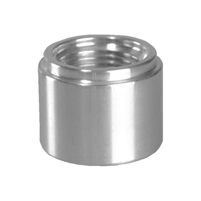 OBP svejsemuffe til fitting. 3/8 BSP (hun). Aluminium. Anvendes til påsvejsning på tanke og beholdere.