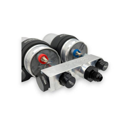 OBP dobbelt manifold til 2 044 Bosch benzinpumper.