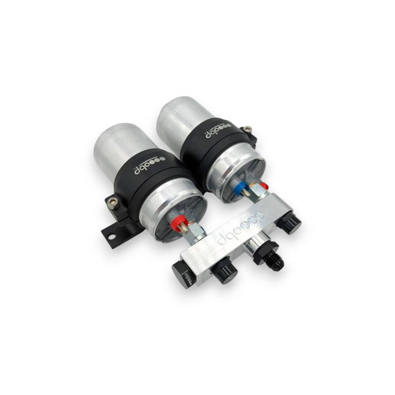 OBP dobbelt manifold til 2 044 Bosch benzinpumper.
